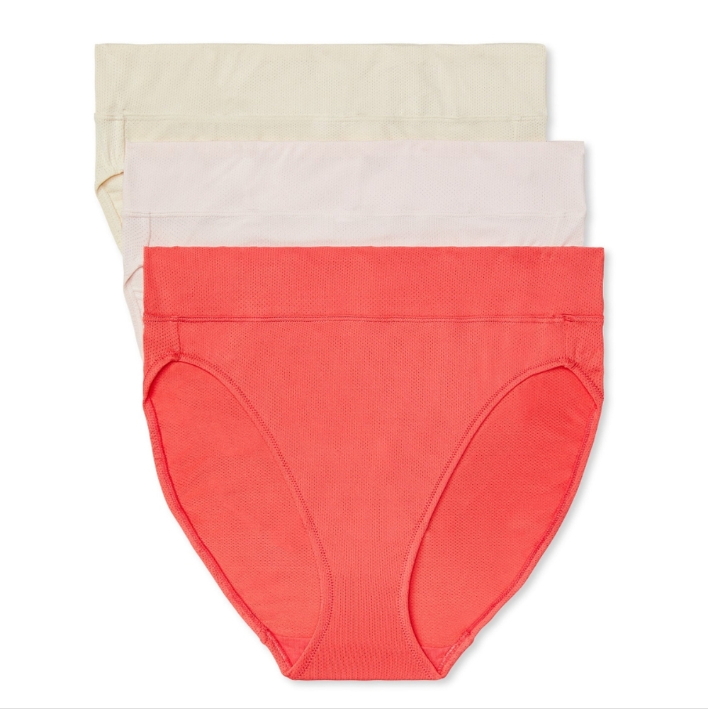Warner's Women's Blissful Benefits Breathable Moisture-Wicking Microfiber Brief